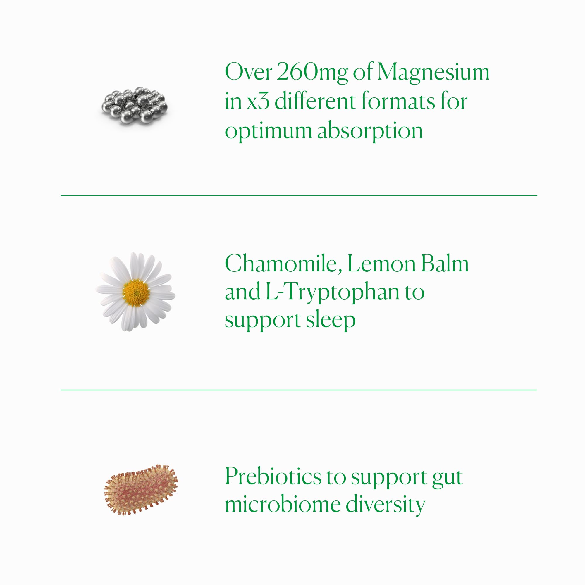 The Nue Co Magnesium Gut Barrier+ powder dissolving in water for a calm routine.