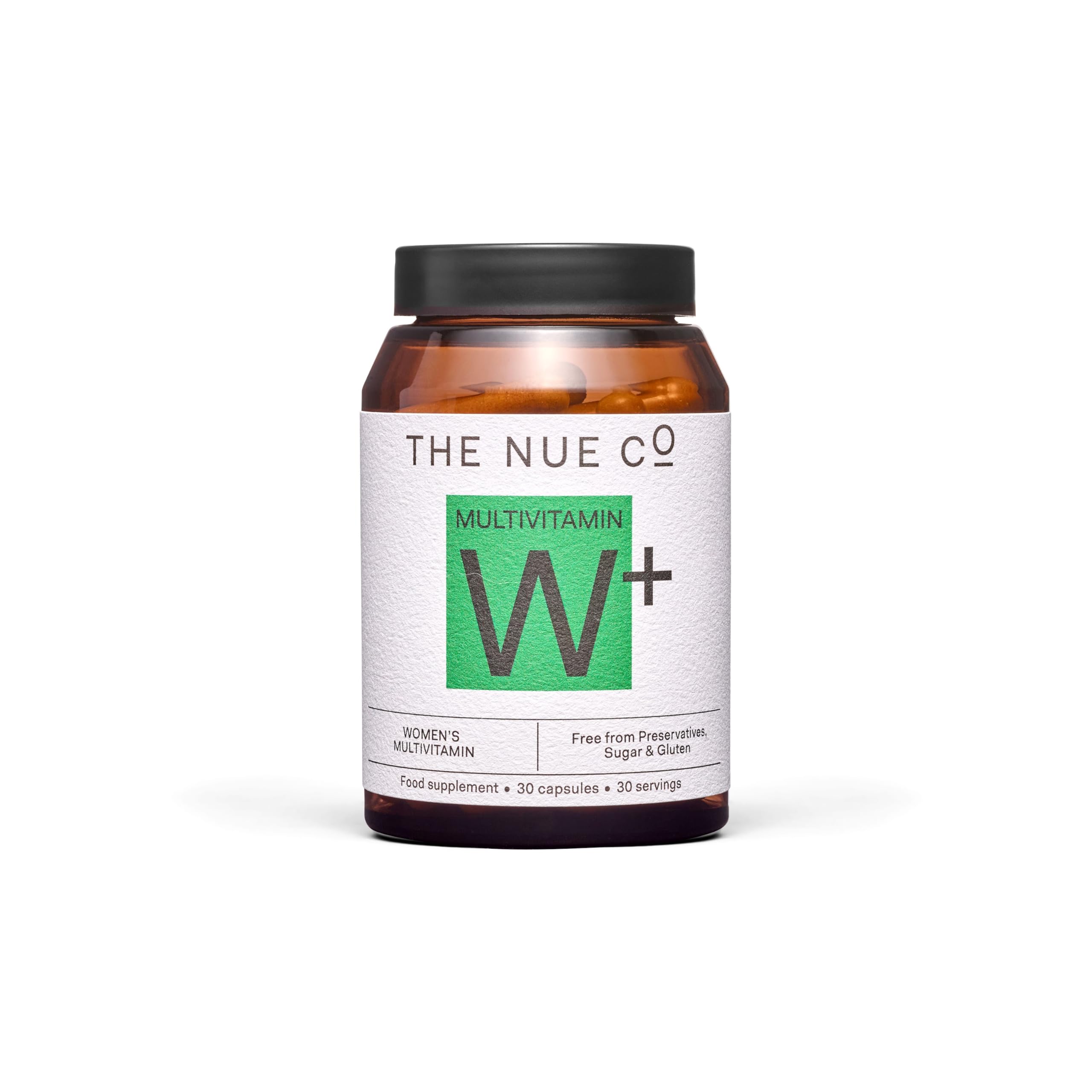 The Nue Co Women's Multivitamin bottle front for daily energy and immunity.