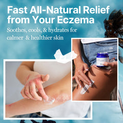 Close look at The Ocean Healed My Eczema jar cap