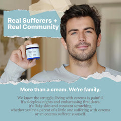 Targeted spot use of The Ocean Healed My Eczema cream