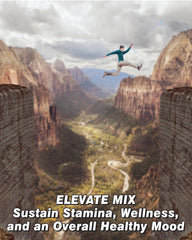The One Pill Elevate Mix vegan icon on label highlights plant-based formulation option.