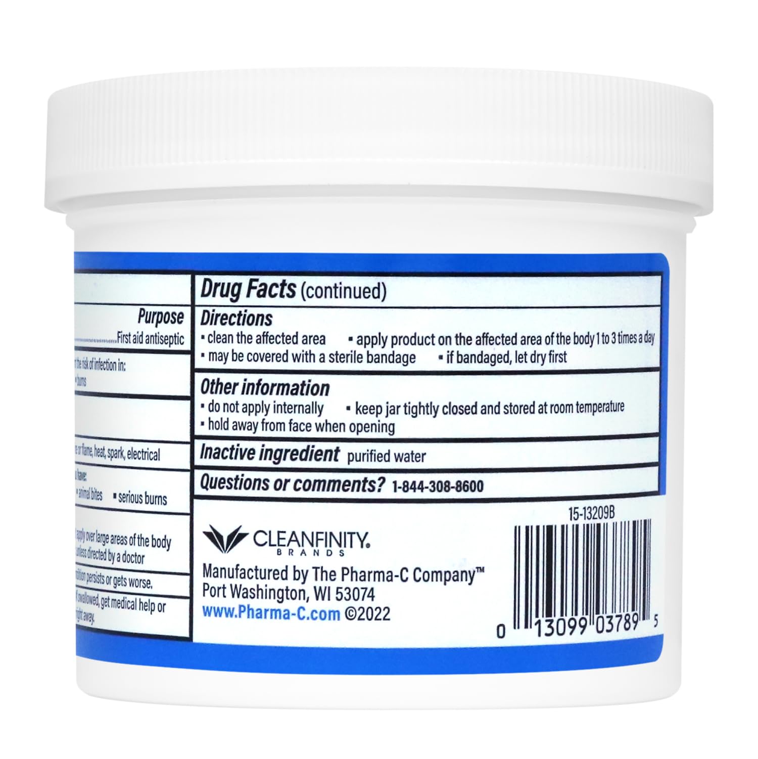 The Pharma-C Company 70% IPA pads with 3-inch diameter cover larger areas.