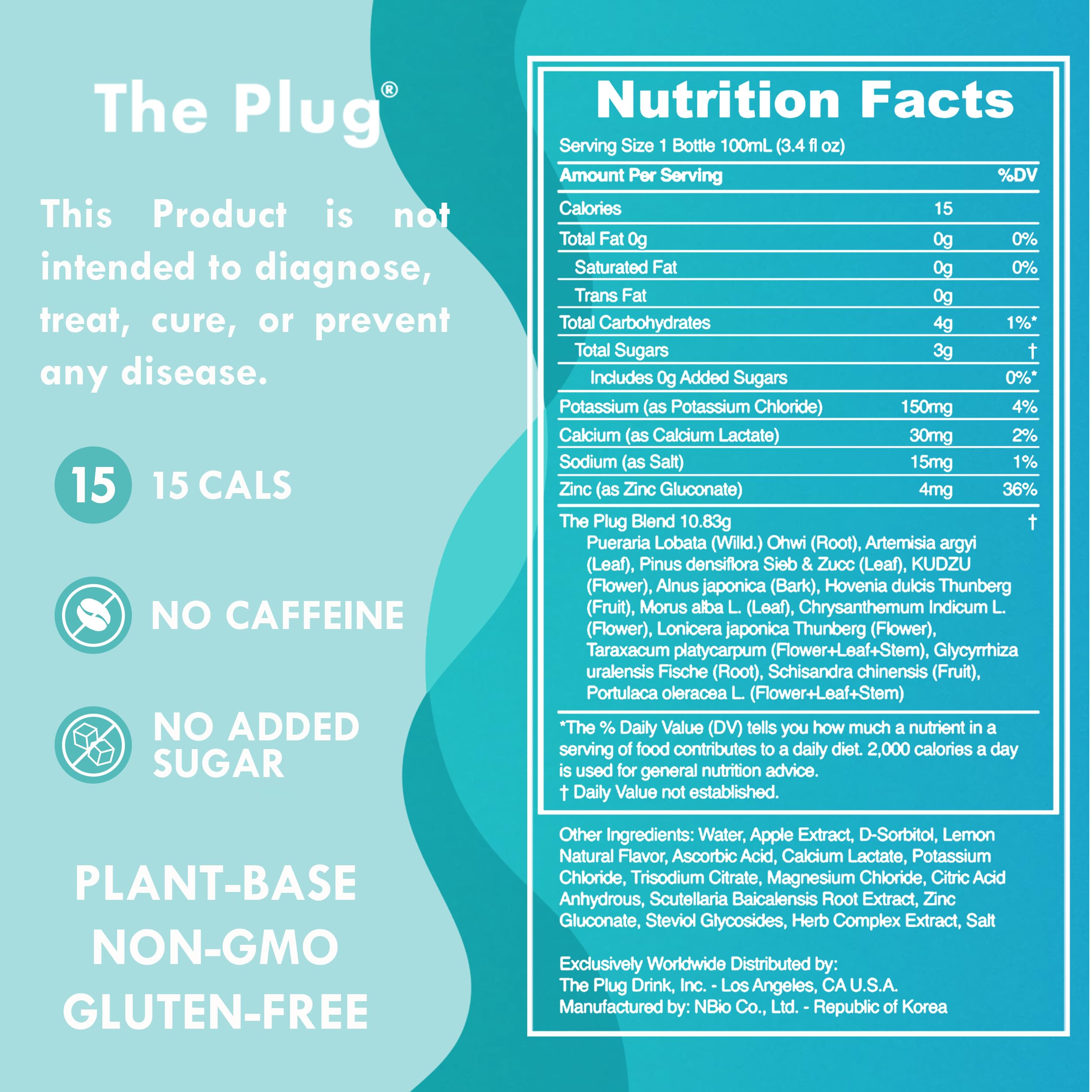 Two bottles with a measuring cup suggest easy mix-and-go usage.
