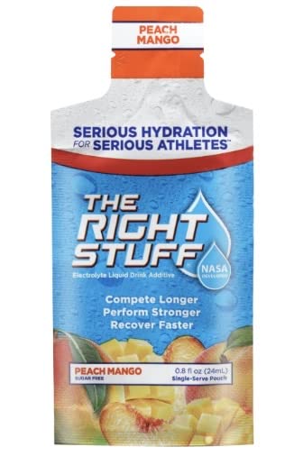 The Right Stuff measuring spoon ready to mix hydration during endurance sessions