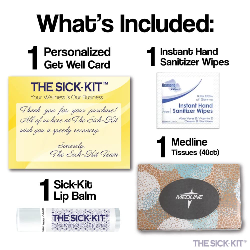 The Sick-Kit gift-ready packaging makes a thoughtful get-well gesture