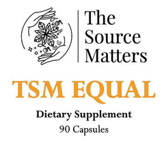 The Source Matters Equal uric acid bottle on a clean surface evoking a health-forward routine.