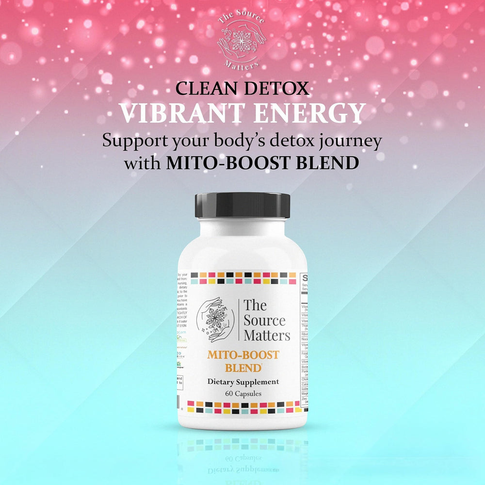 The Source Matters Mito-Boost immune balance bottle helps support immune system processes.