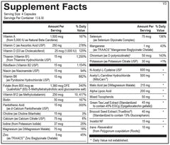 The Source Matters Mito-Boost ingredients with green tea extract and companions