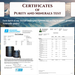 The Swayambhu Shilajit resin lab-tested confirms purity and potency for confident daily use.