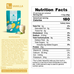 THE VEGAN vanilla protein powder mixes into coffee for a creamy, high-protein latte