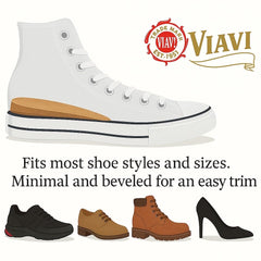 The Viavi cork heel lift uses lightweight cork for flexible, breathable wear.