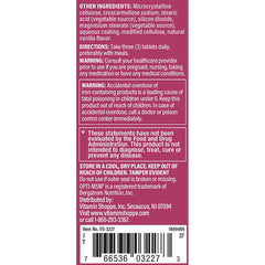 Close-up of the bottle top highlighting easy-to-take daily nutrition from The Vitamin Shoppe.