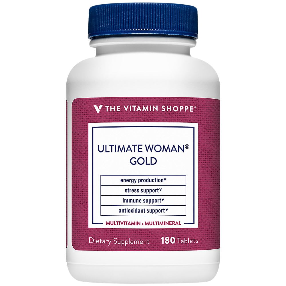 Shelf-ready packaging and brand quality cues reinforce trust in The Vitamin Shoppe multivitamin.