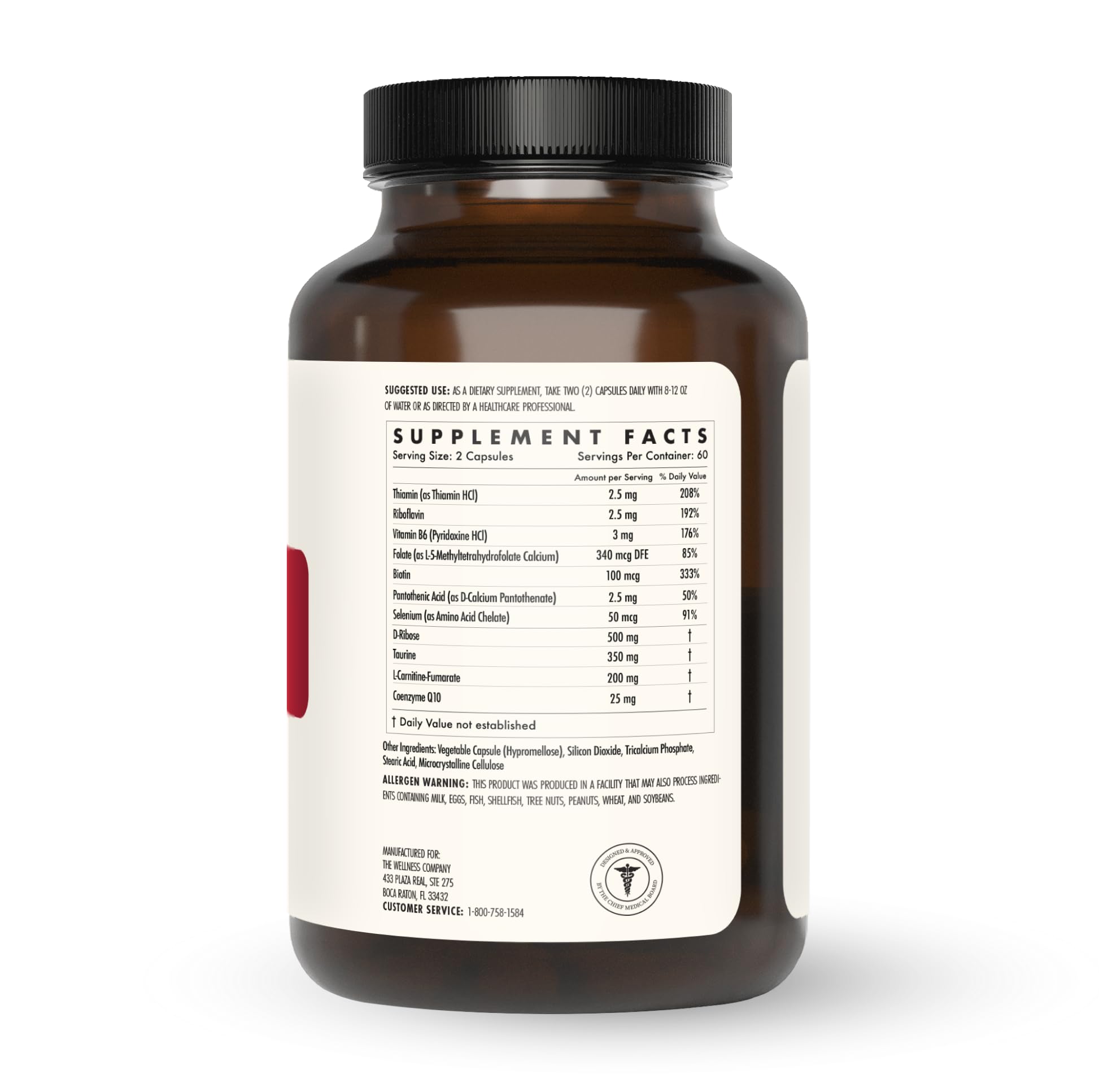 The Wellness Company grape seed extract visual highlighting nitric oxide support.