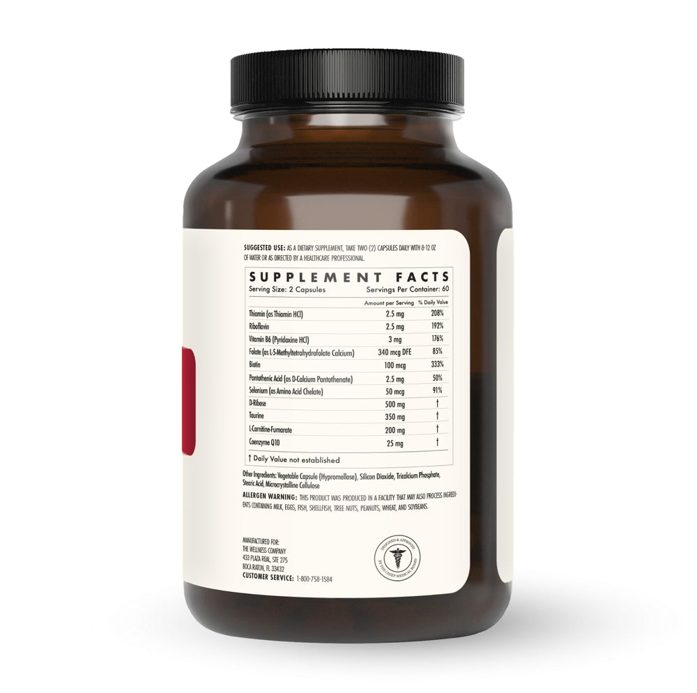 The Wellness Company grape seed extract visual highlighting nitric oxide support.