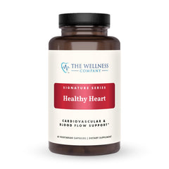 The Wellness Company Healthy Heart bottle front for daily cardiovascular support.