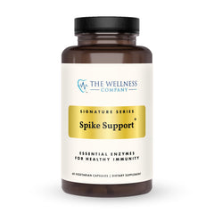 The Wellness Company Spike Support bottle front view highlighting detox potential