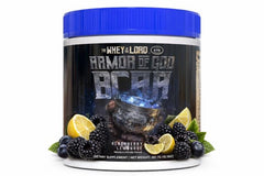 The Whey of The Lord Armor of God BCAA bottle pour enhances post-workout recovery.