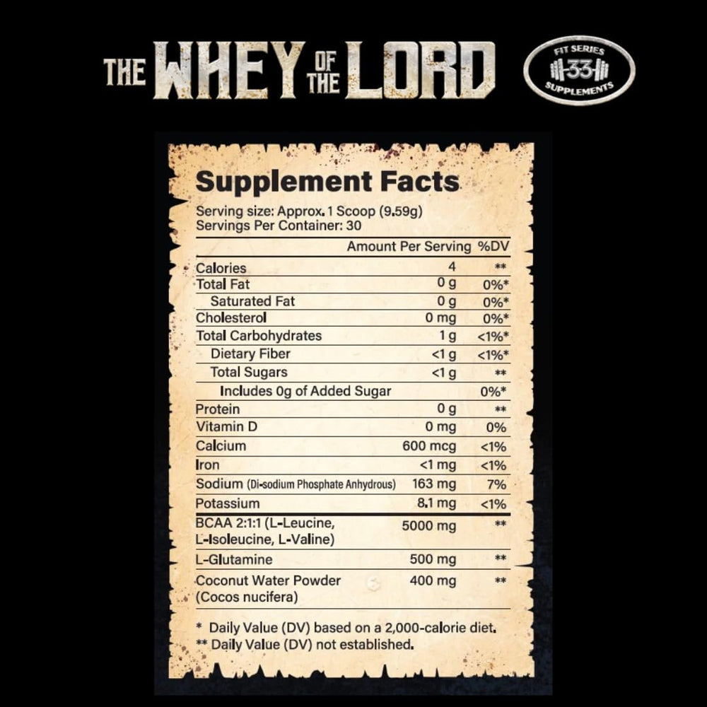The Whey of The Lord Armor of God BCAA scoop dispensing supports quick mixing.