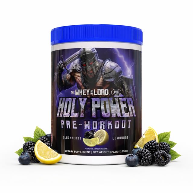 The Whey of The Lord Holy Power bottle for sustained energy during workouts.
