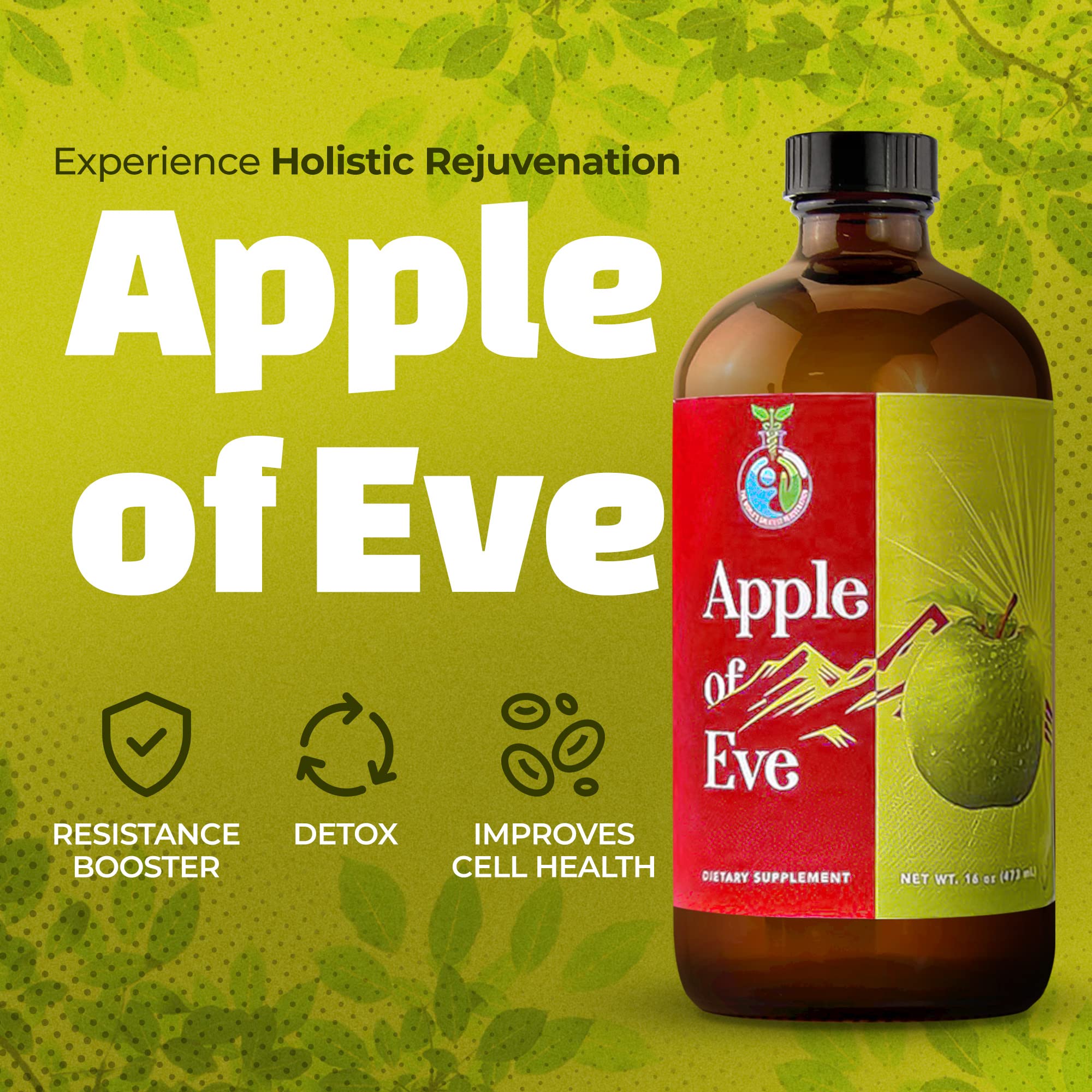 The World's Greatest Rejuvenation liquid pour demonstrating easy daily dosing.