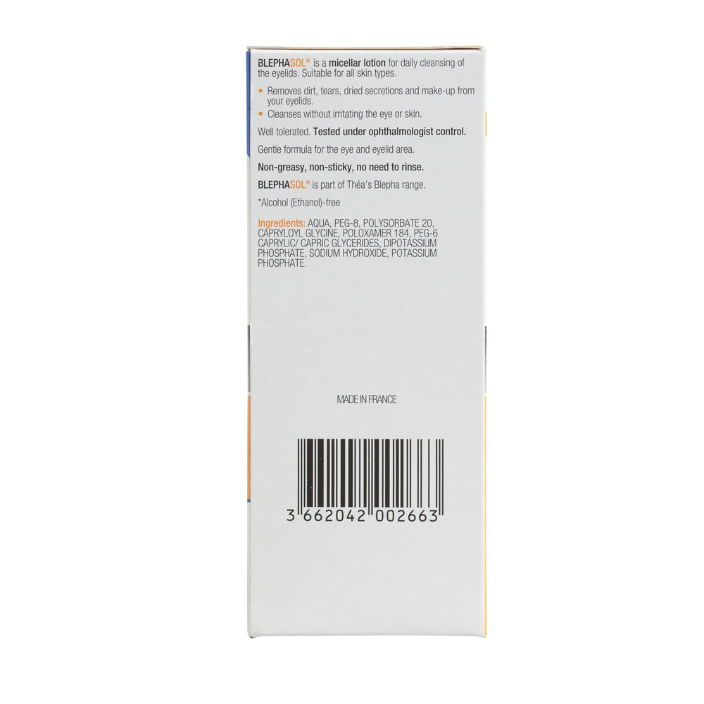 THEA PHARMA Blephasol Duo daily-eyes-care-routine image conveys easy routine.