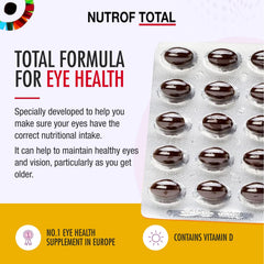 Nutrof Total blister-pack protects capsules for freshness