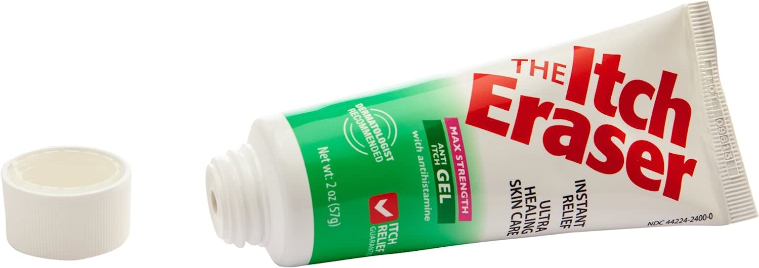 THEITCHERASER gel texture close-up ready for quick, comfortable application.