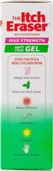 THEITCHERASER gel tube 2oz shows portable size for fast on-the-go relief.