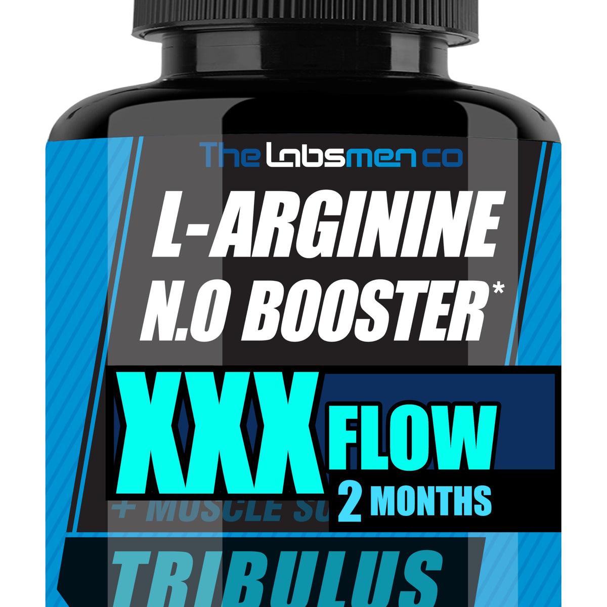 THELABSMENCO L-Arginine bottle front offering nitric oxide support for workouts