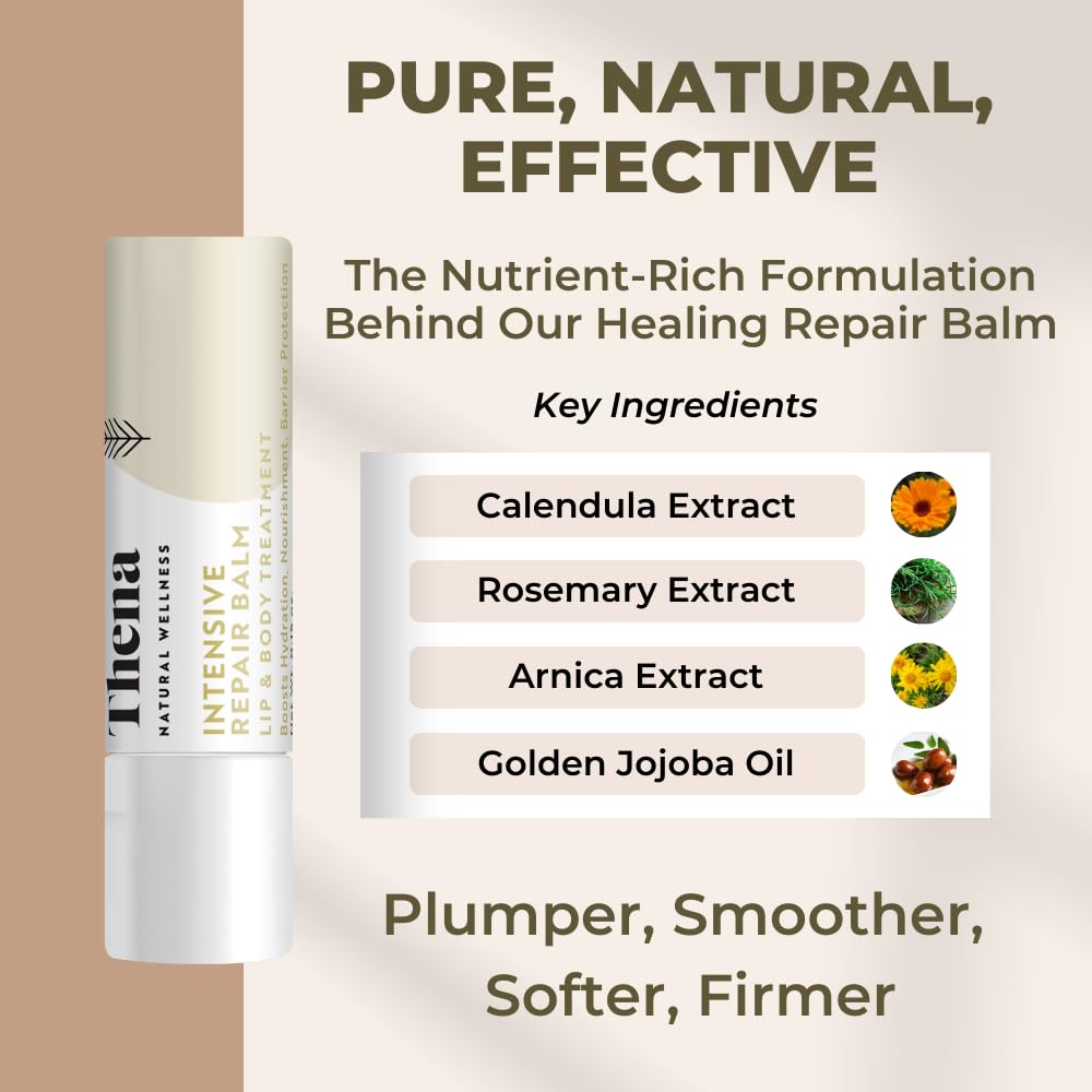 THENA Gift pack lip balm set highlighting versatile moisture for travel