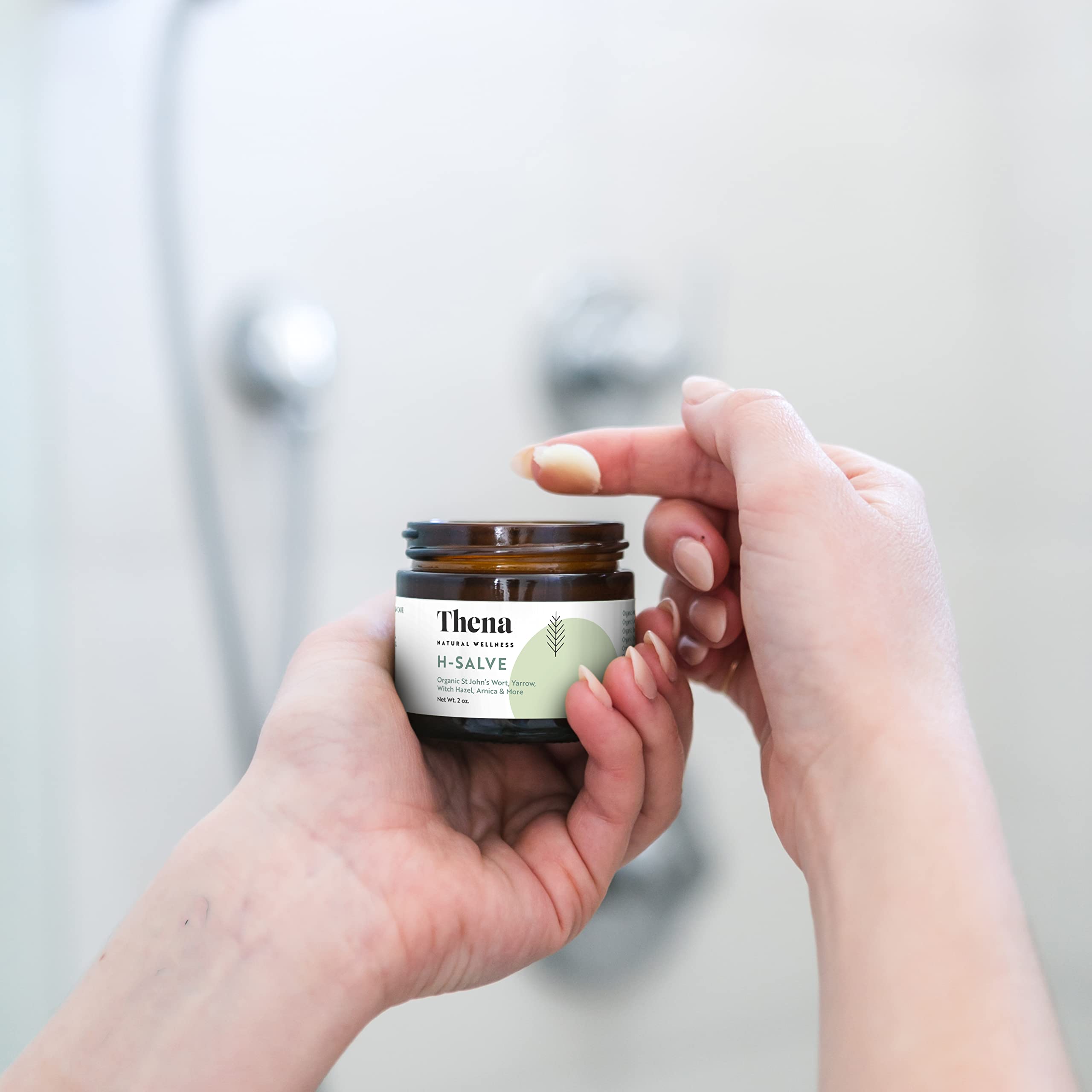THENA Made in USA label emphasizes quality external care.