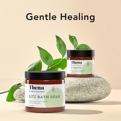 THENA Organic Sitz Bath Soak bottle soothes swelling during recovery