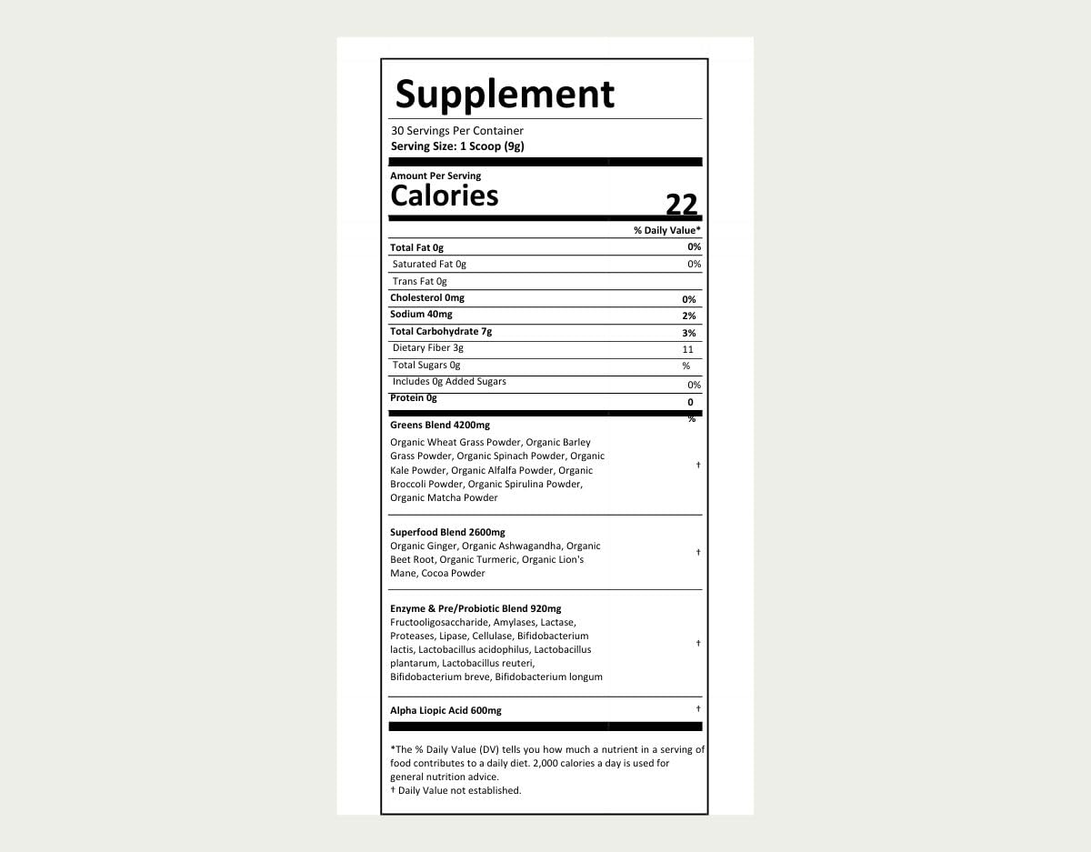 The Nerve Brand Neuropathy Superfood Blend chocolate powder on a scoop for quick servings.