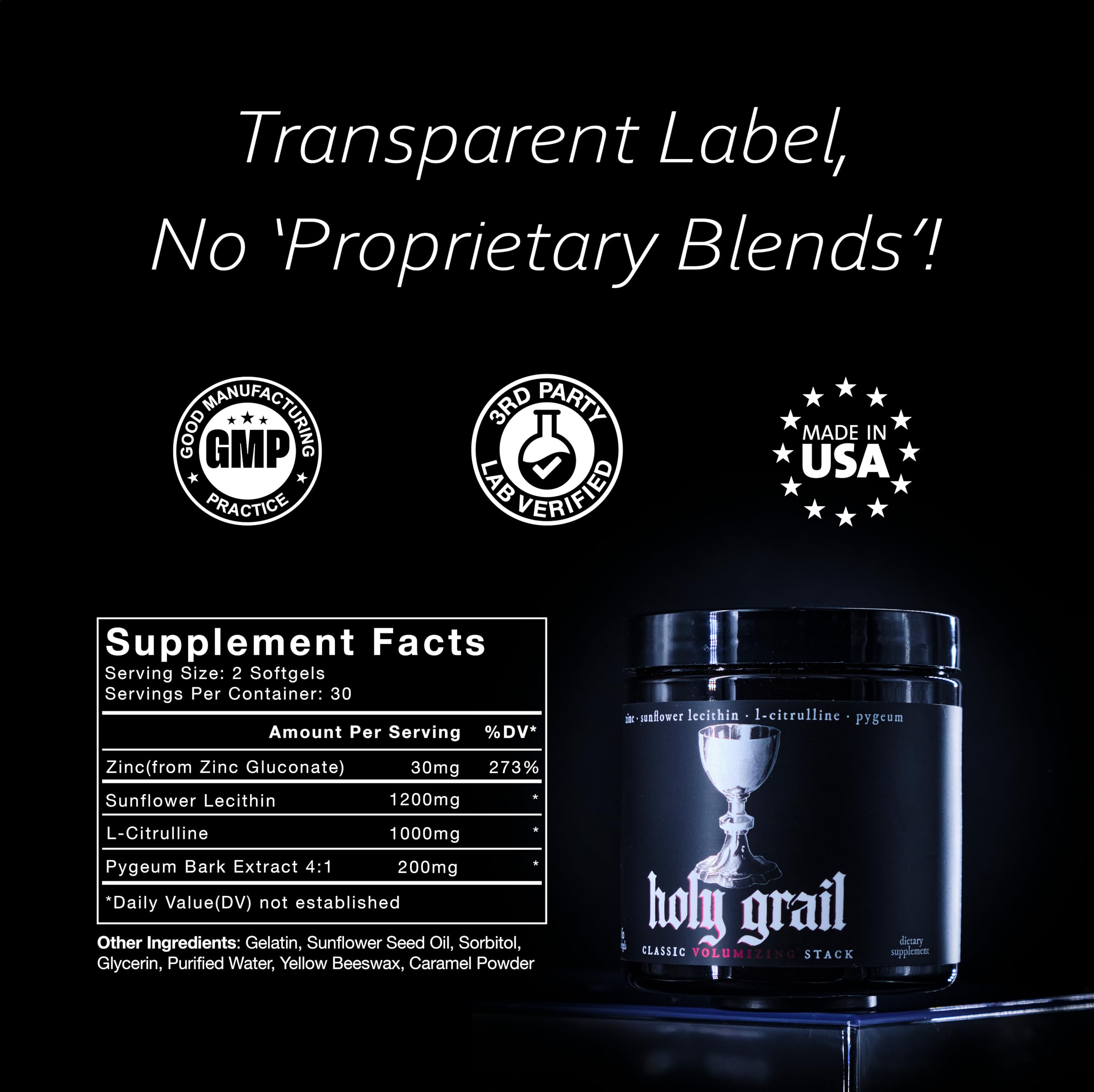 Theorycraft Holy Grail facility badge and batch testing illustration emphasizing quality control.