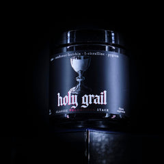 Theorycraft Holy Grail ingredients including sunflower lecithin showcased.