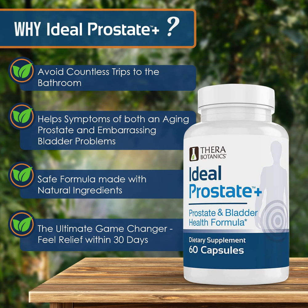 Therabotanics Prostate Plus ingredients blend including lycopene and zinc