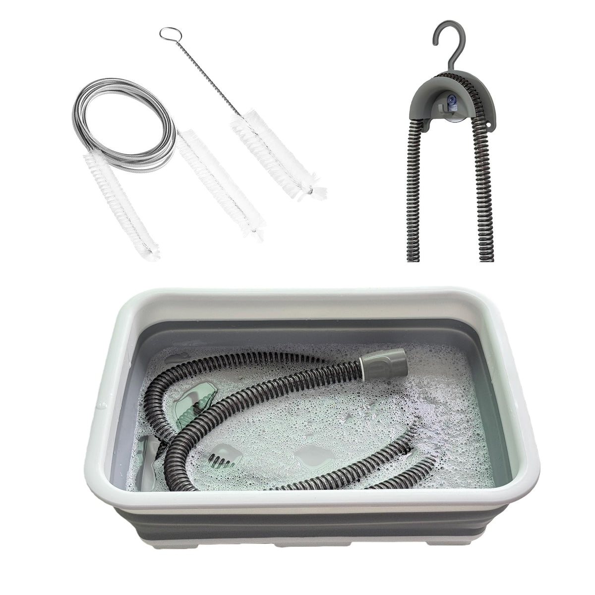 Theradaily CPAP kit hose brush deep cleans CPAP tubing