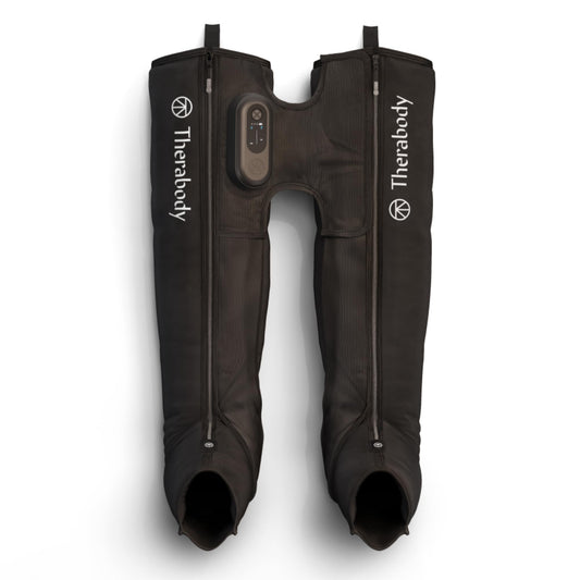 TheraGun JetBoots Prime portable compact design for recovery on the go.