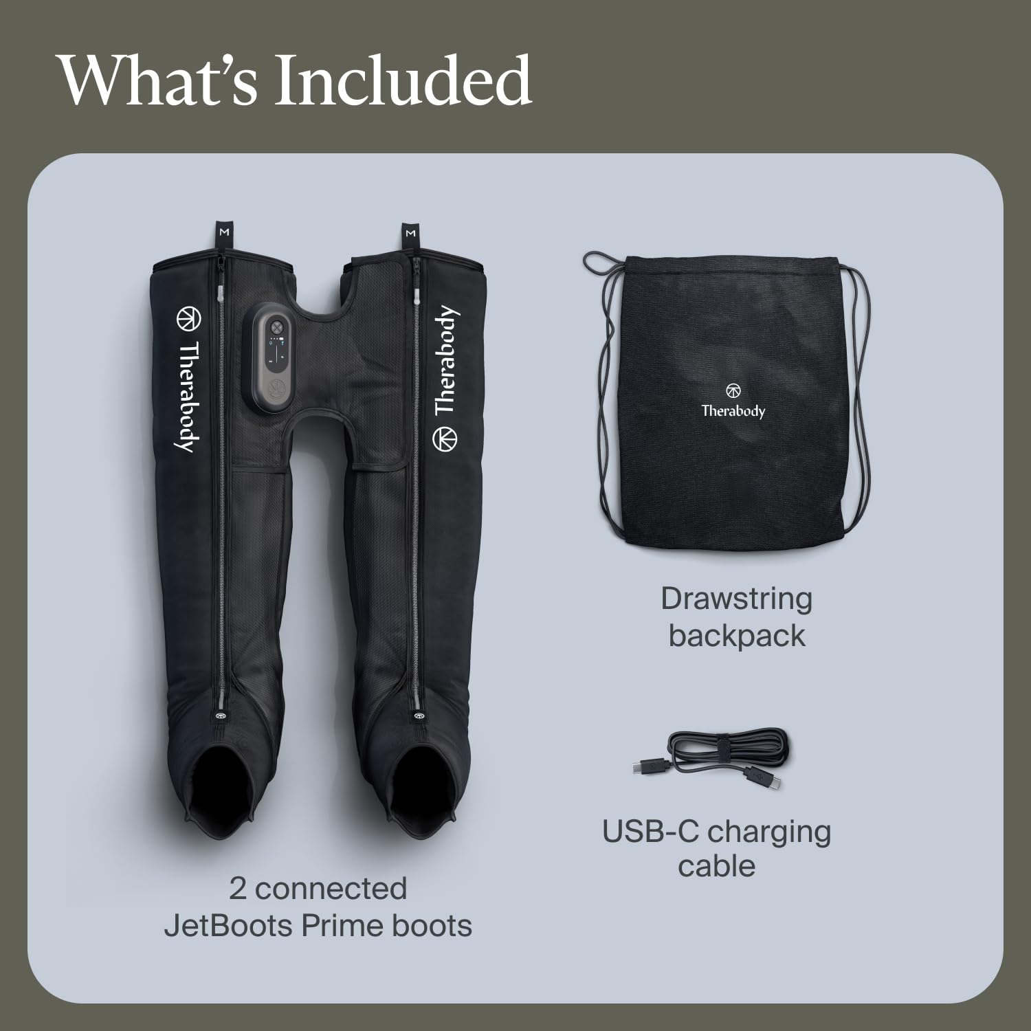 TheraGun JetBoots Prime can be used while charging for uninterrupted use.