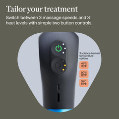 TheraGun Mini Plus app control screen guiding routines