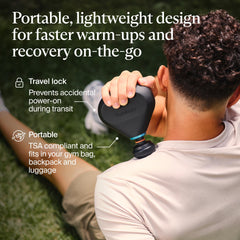 TheraGun Mini Plus ergonomic grip for comfortable handling