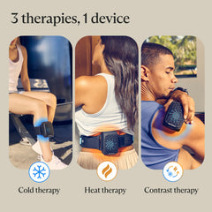 TheraGun RecoveryTherm Cube contrast therapy switches cold and heat for recovery