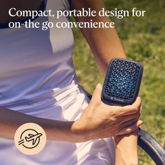TheraGun RecoveryTherm Cube cordless design for portable on the go relief
