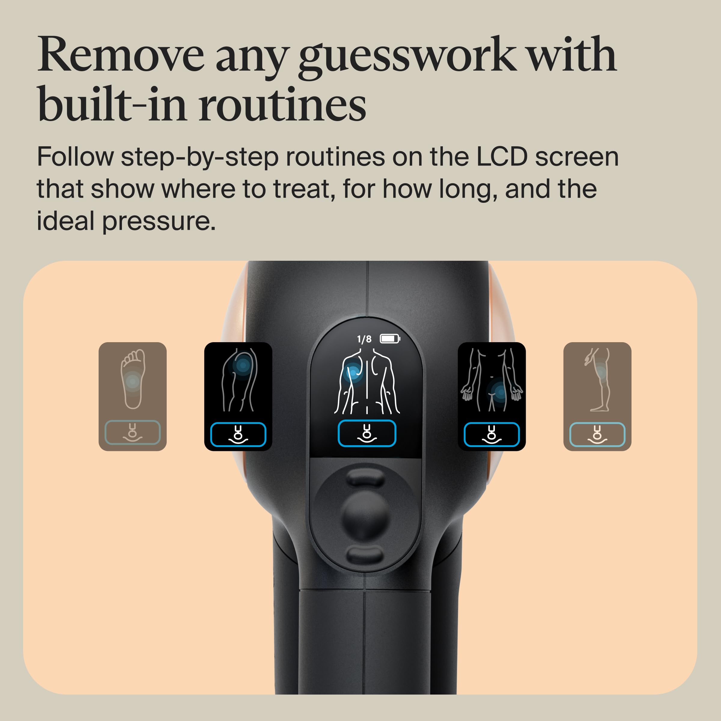 Theragun Sense 2nd Gen dampener attachment offers gentle precision.