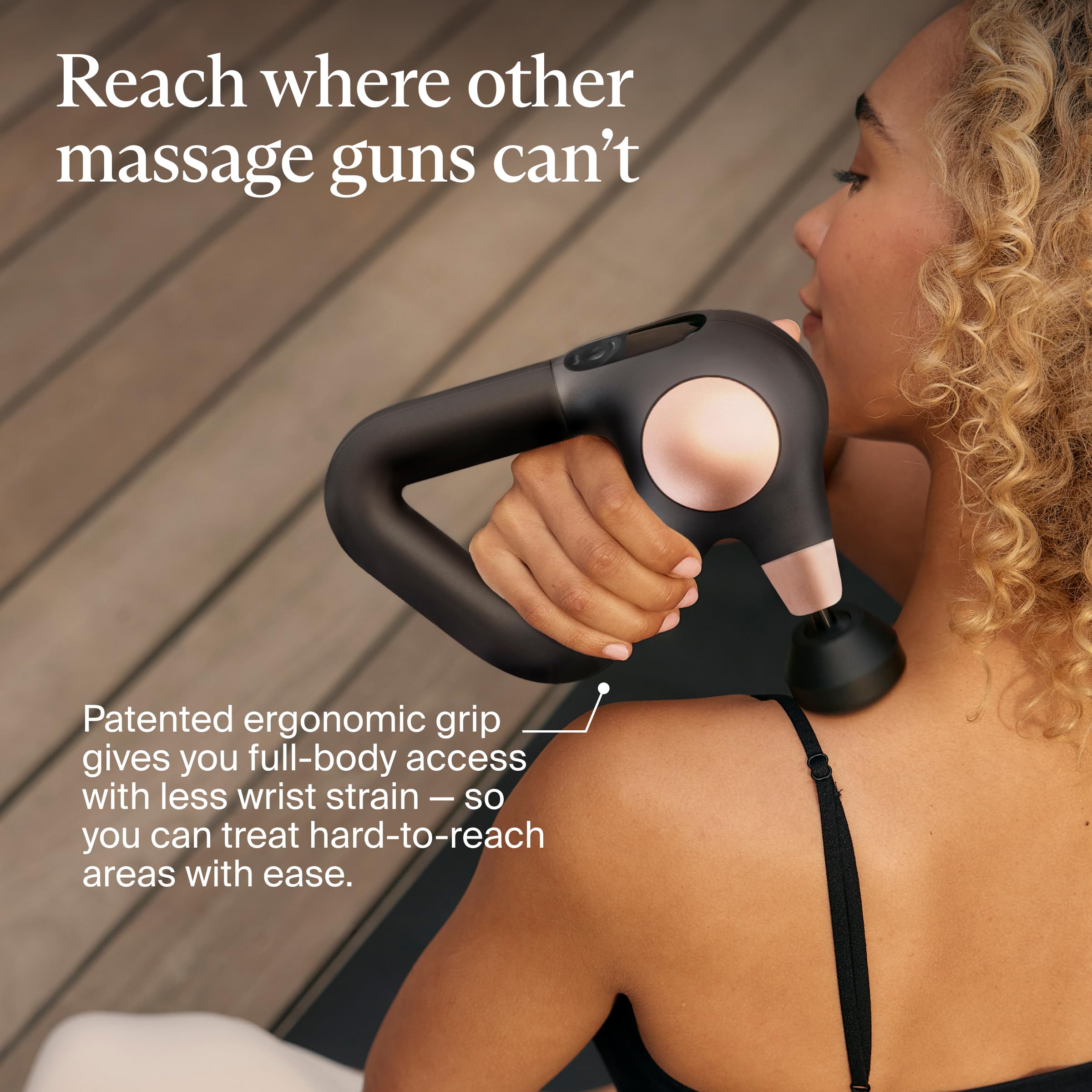Theragun Sense 2nd Gen guided routines show where and how long to massage.