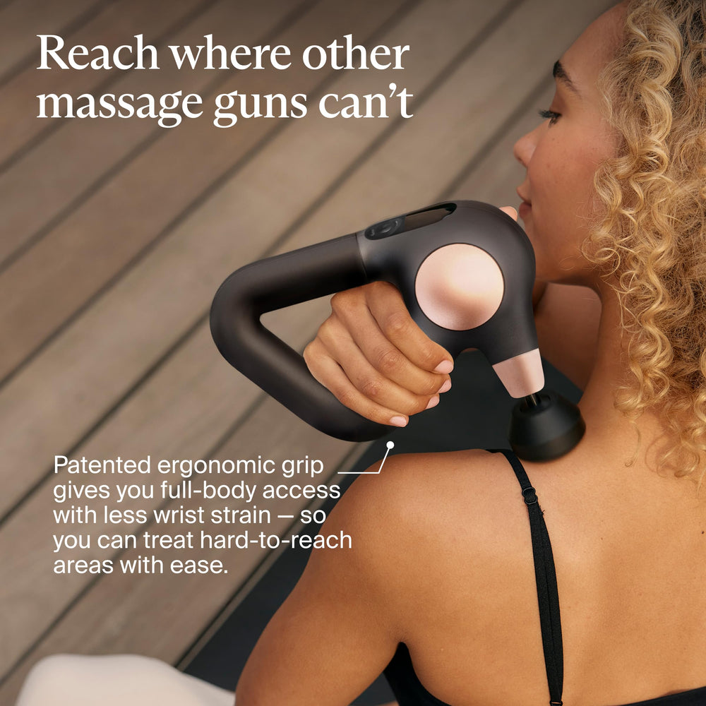 Theragun Sense 2nd Gen guided routines show where and how long to massage.
