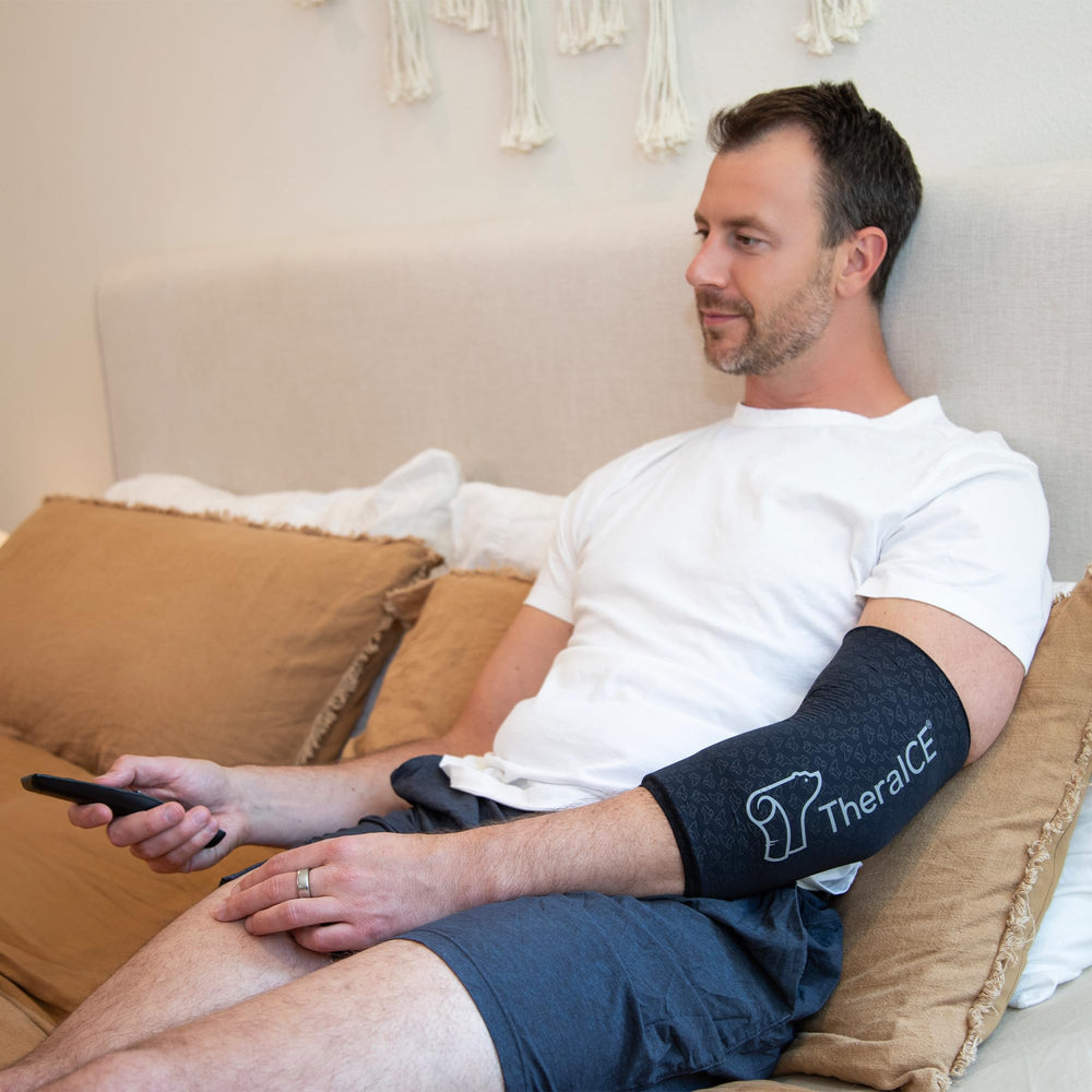 TheraICE reusable ice pack for athletes offers durable cooling when needed.