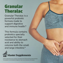 Theralac Master Granular mixed into yogurt for kid-friendly serving.