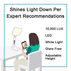 TheraLite Aura Qi Light Lamp with four settings for customizable light sessions